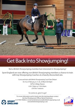 'Get Back Into' British Showjumping Training at The College Keysoe with Dan Delsart